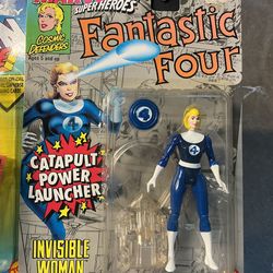 1994 Toy Biz Fantastic Four Vanishing Color Action Invisible Woman Action Figure