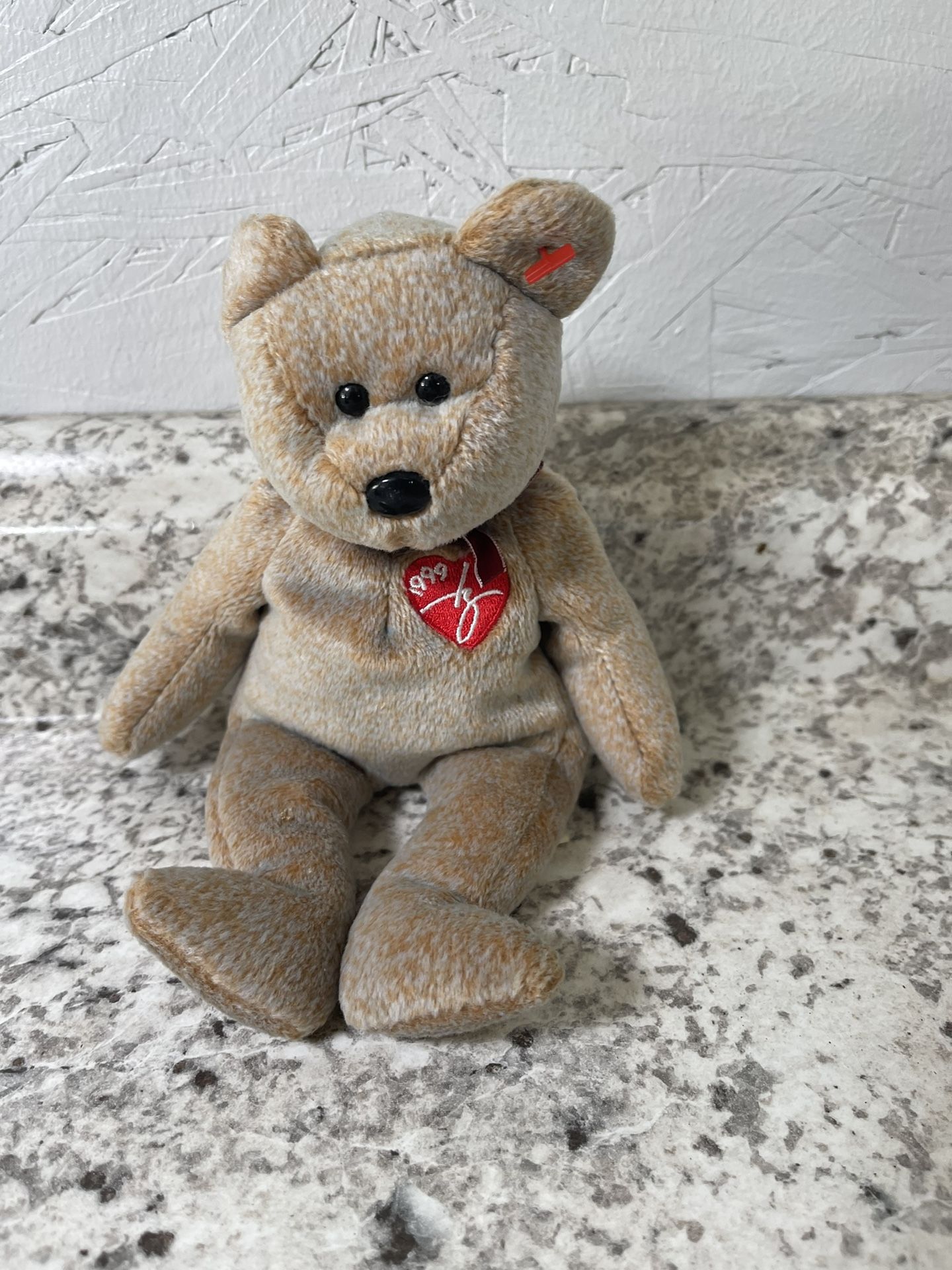 TY Beanie Babies 1999 Signature Bear No Ty Tag vintage