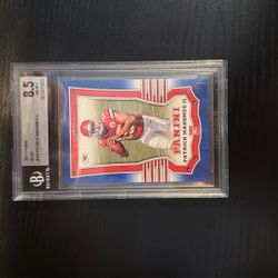 2017 Panini Blue Patrick Mahomes Rookie /99