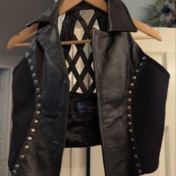 Women's Leather Vest