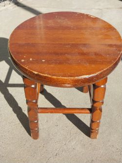 Wooden stool / table