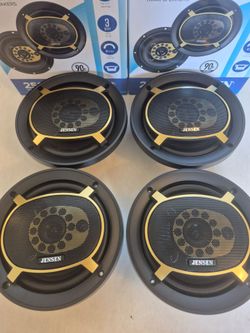 JENSEN 2 PAIRS 6.5" 3 WAY 250 WATTS CAR SPEAKER