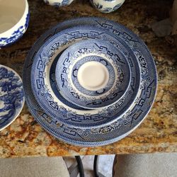 Churchill Blue Willow China Made In England