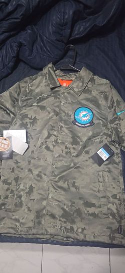 Dolphins Camo Jacket Medium