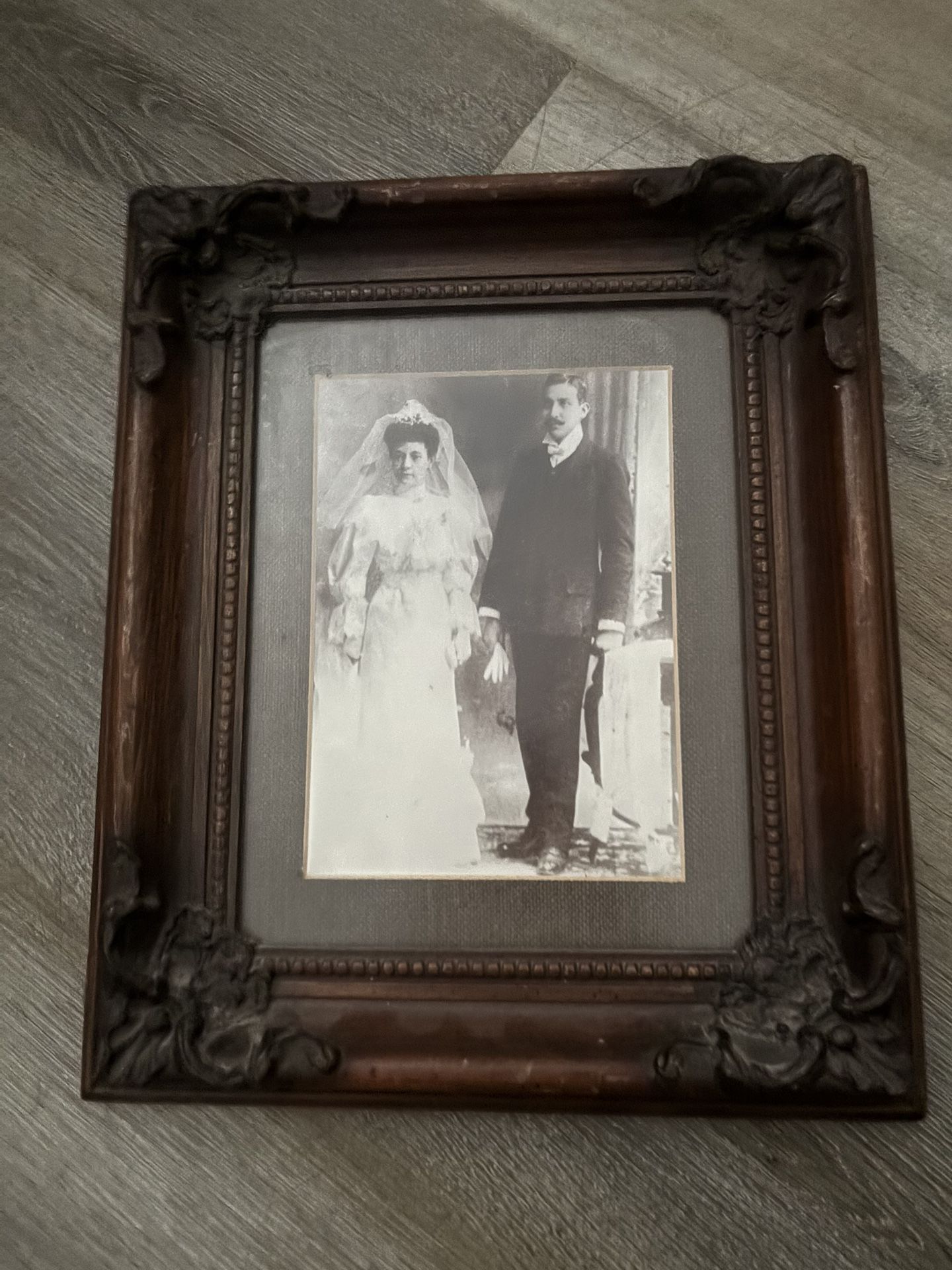 Authentic Early 1800’s Georgian Era 8x10 Wedding photo