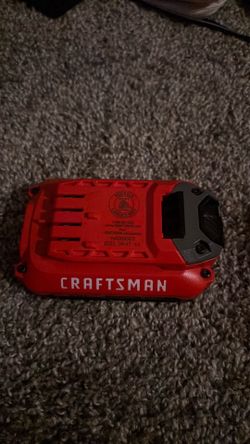 Craftsman V20 2A lithium ion battery