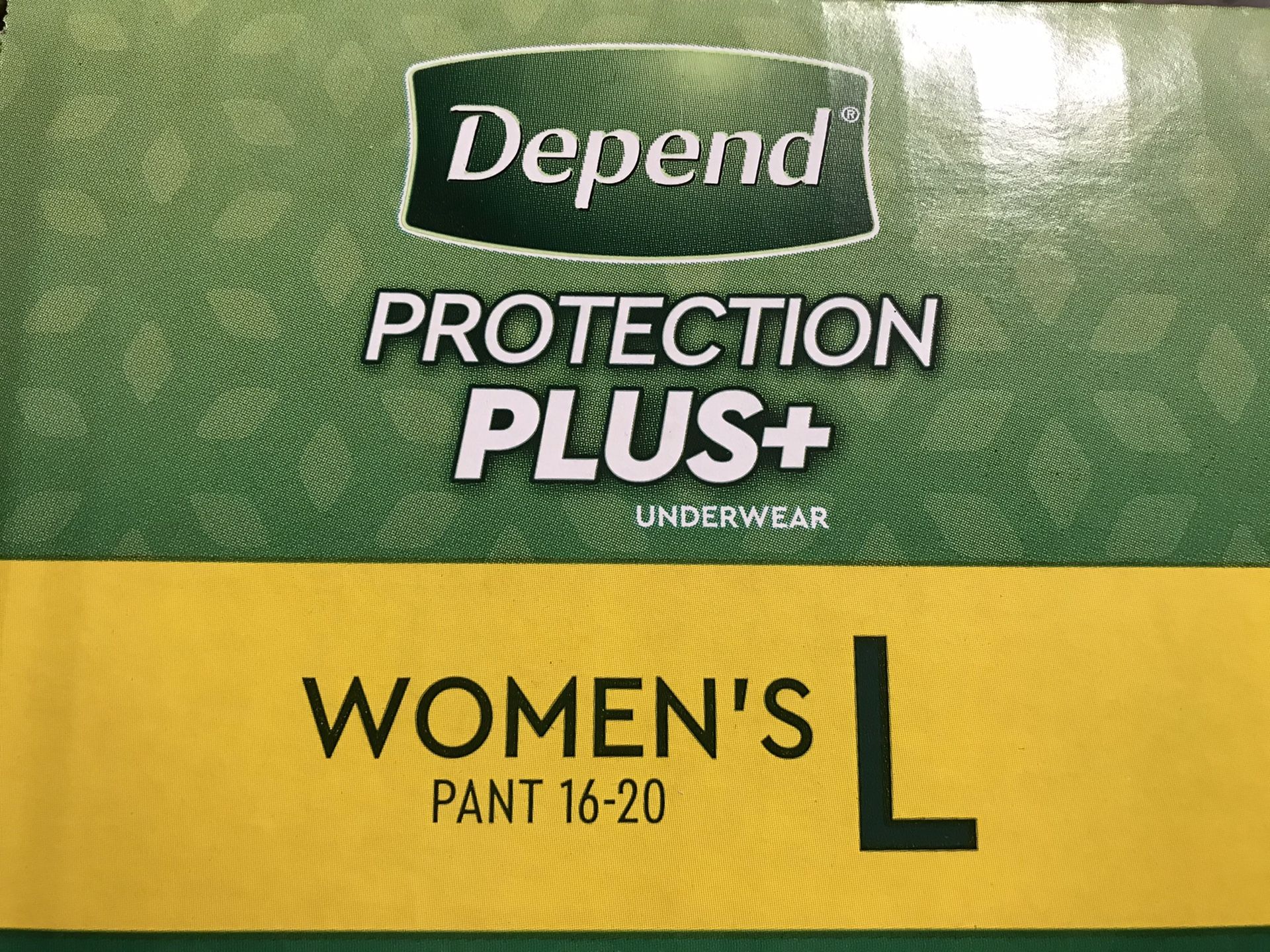 Depends Women’s Pant (size 16-20 / 84 count)