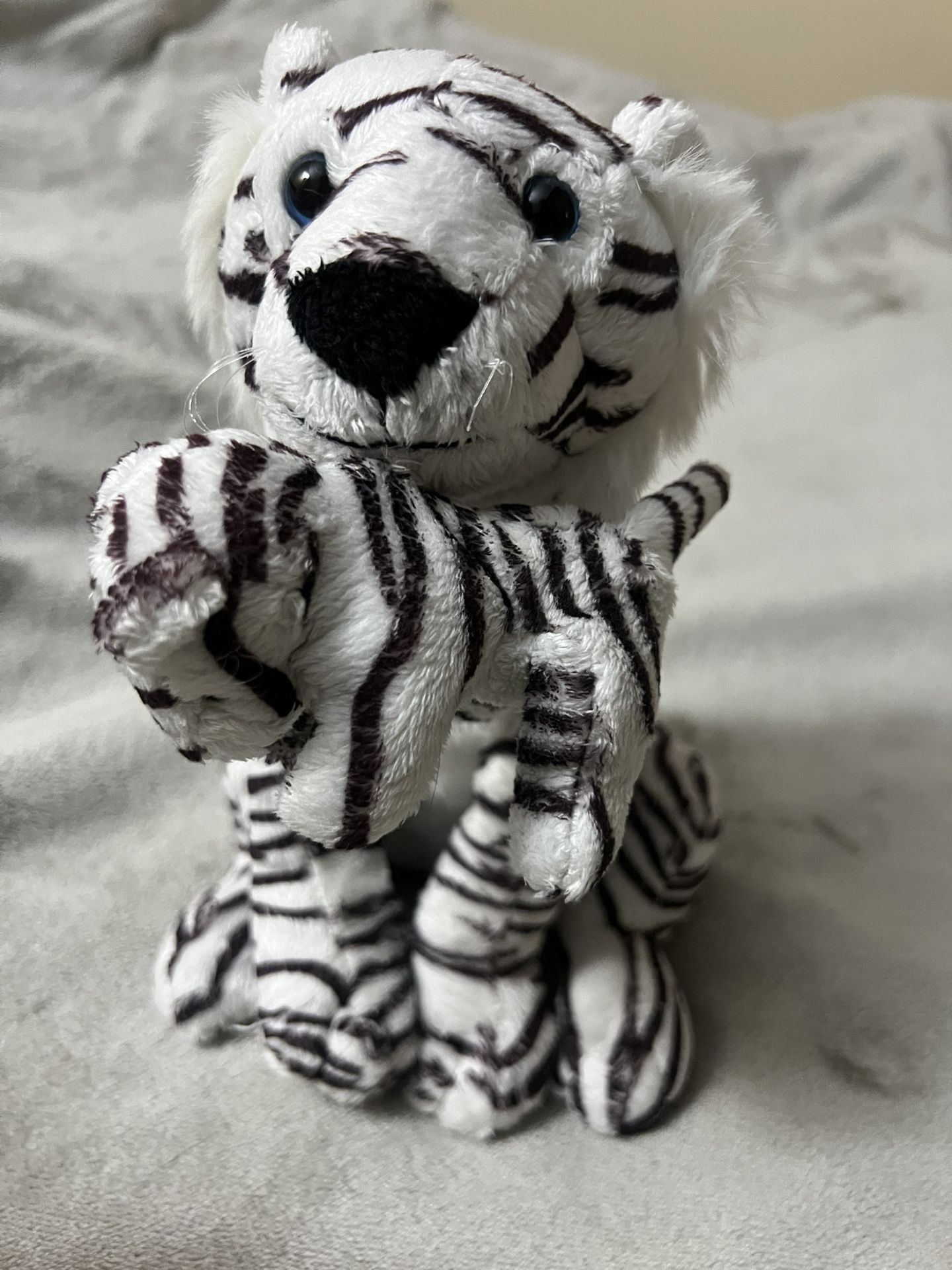 Mother and Cub Snow Tiger Plush