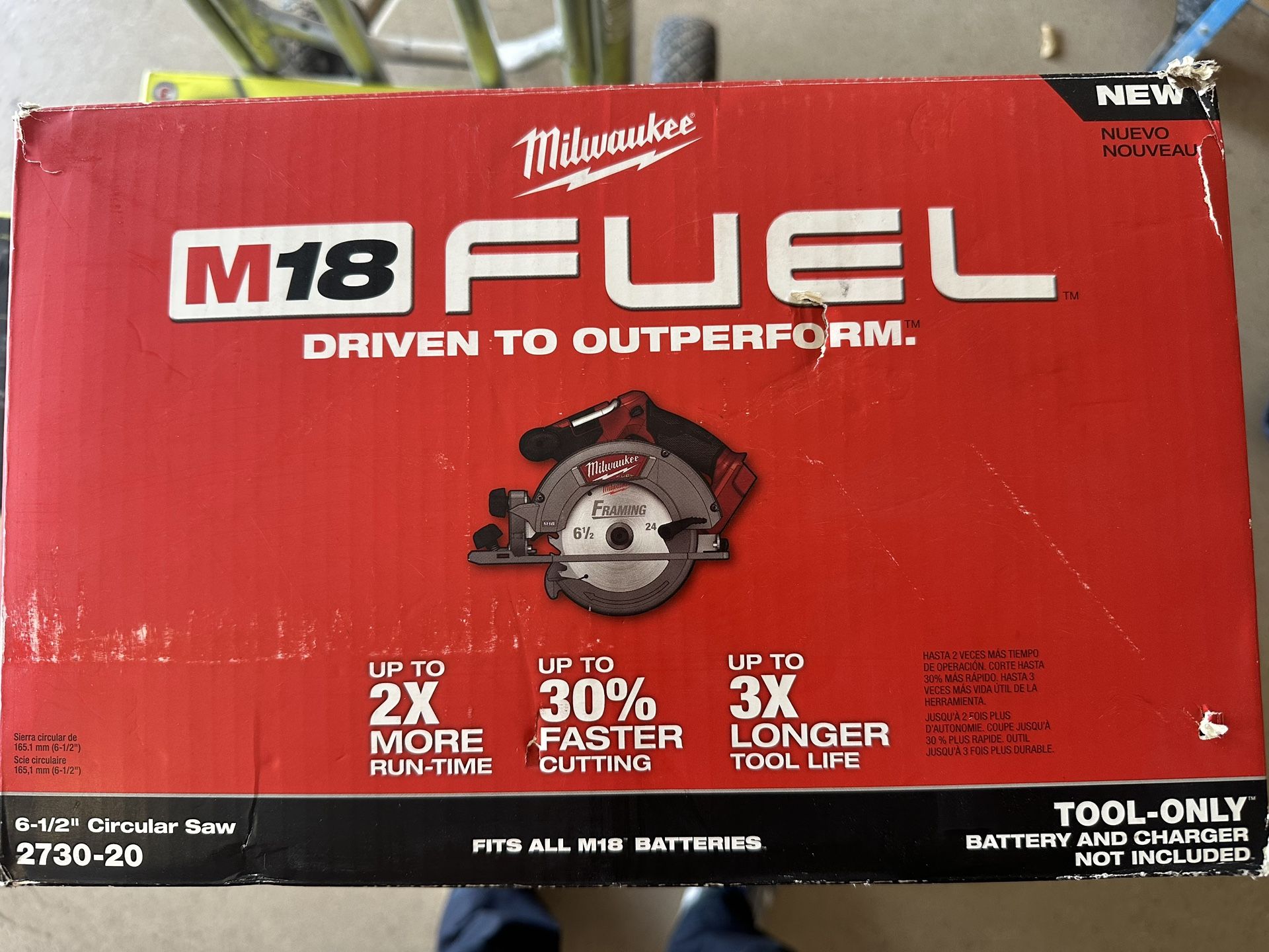 Milwaukee M18 6 1/2” Circular Saw