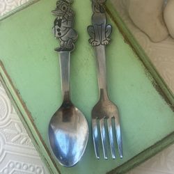Nostalgic Vintage Disney Flatware