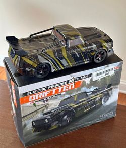 Remote Control Drift Cars,  1:18 Scale 2196 Black, 4WD Off -Road, HAIBOXING