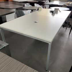 White Conference Table 4x8 Sale! New!
