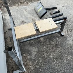 Adjustable Bench Squat Stand 