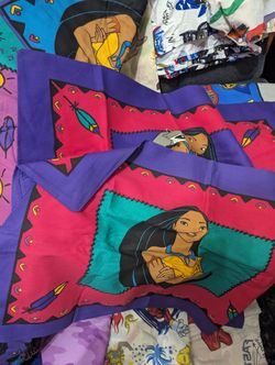 Pocahontas pillowcase bristley