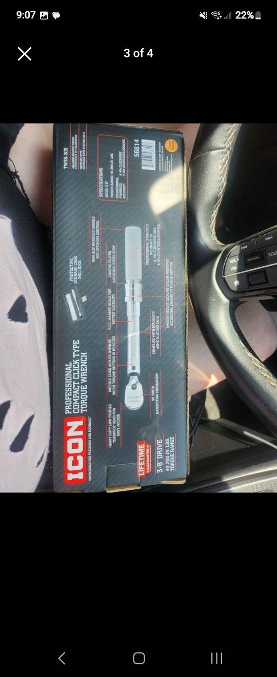 ICON 3/8in Drive TORQUE WRENCH