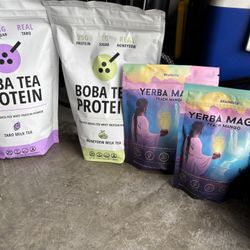 Boba Tea Protein And  Yerba Magic Tea 