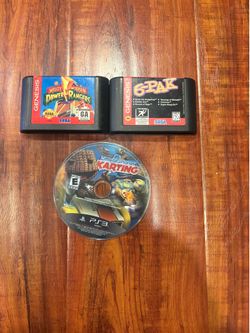 Sega Genesis games and PS3 game