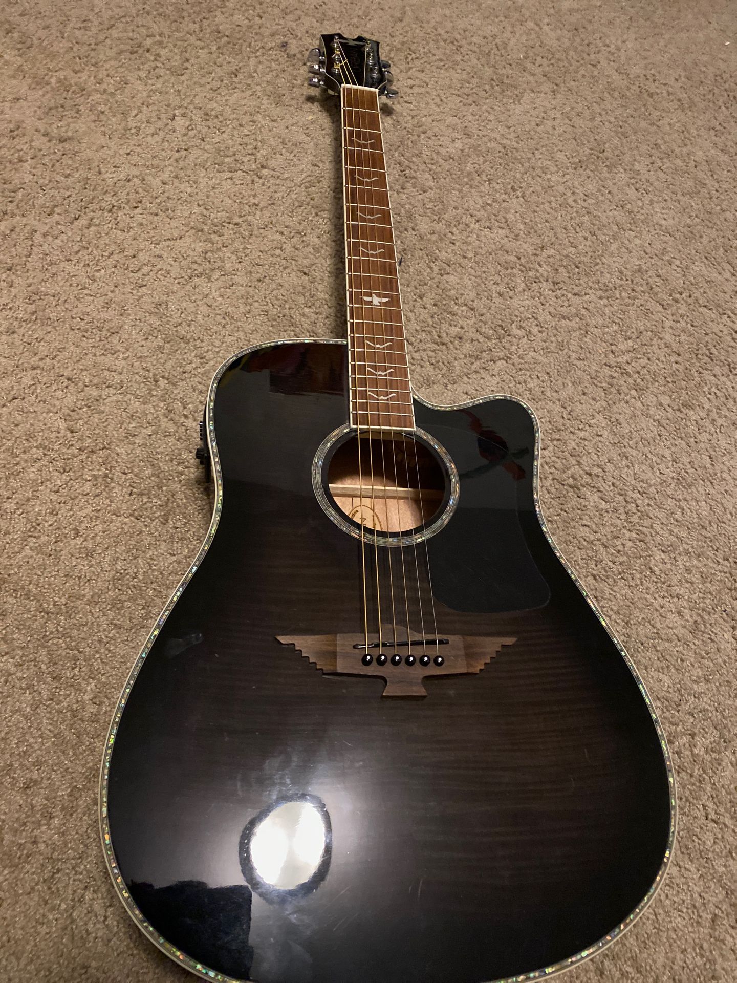 Keith Urban electric/acoustic guitar