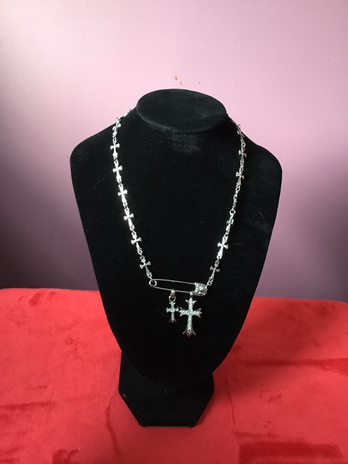Stylish Cross Necklace Choker Chain