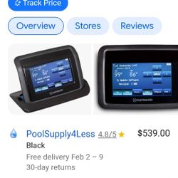 Hayward Pool Automation Handheld Touchscreen Remote With Base Station 