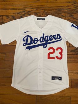 White Los Angeles dodgers Tucker World Series Nike jersey
