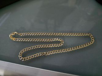 10k Diamond Cut Gold Chain 20inch