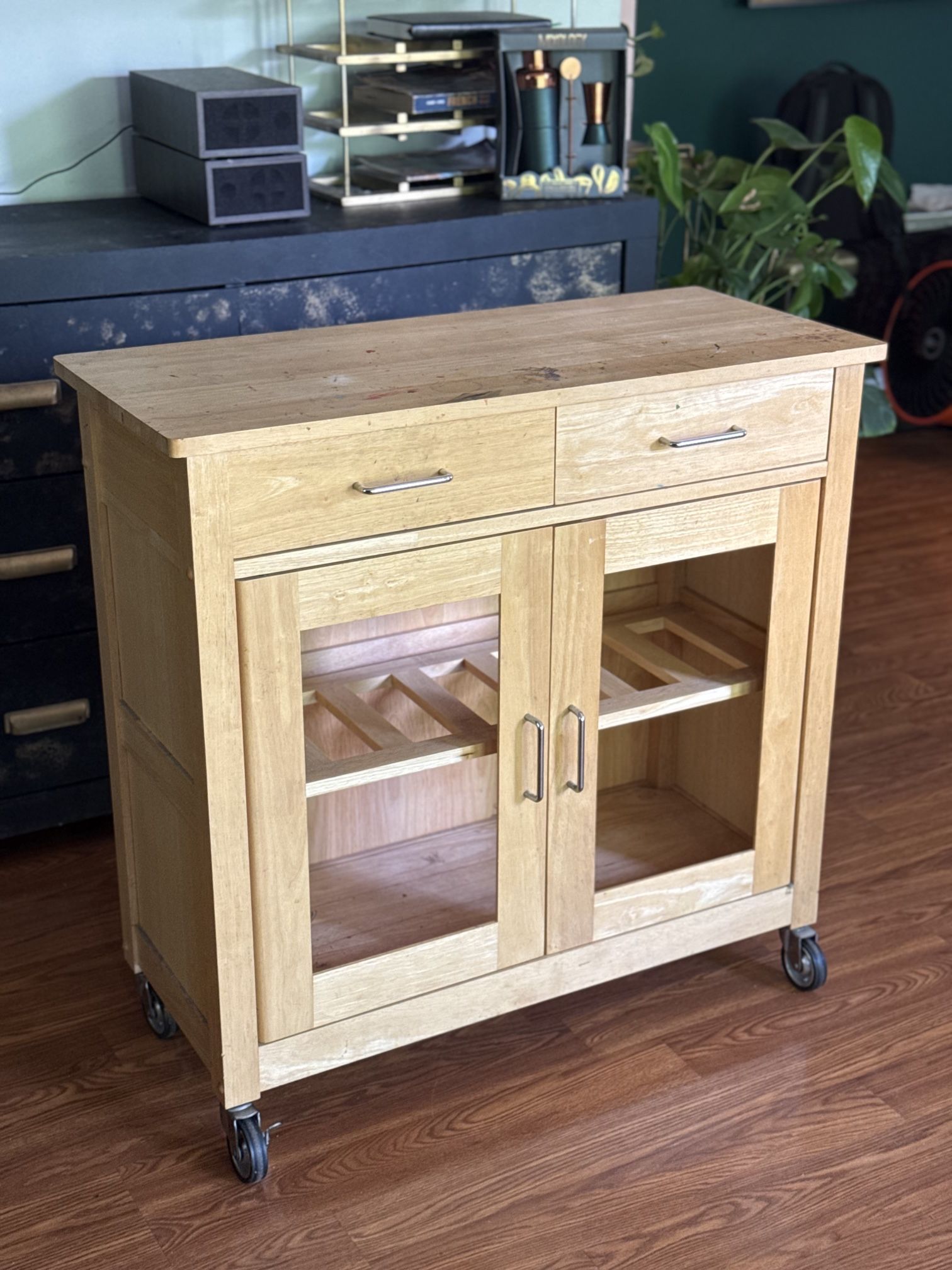 Wooden Dresser / Paint Stand 