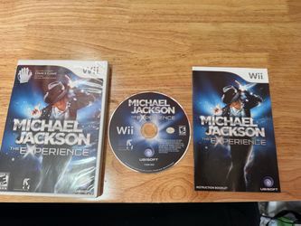Michael Jackson: The Experience (Nintendo Wii, 2010) Complete Box No Scratches  The product is a complete-in-box (CIB) version of the video game "Mich