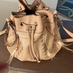 Authentic  Patty Nash Hobo Drawstring Bag