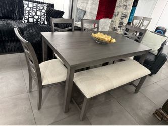 6pc Dining Set 🔥 Take it home with only $50 down