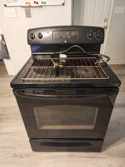 FREE - GE Black Electric Range Stove Oven