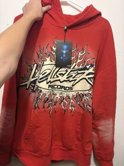 Men’s red hellstar hoodie