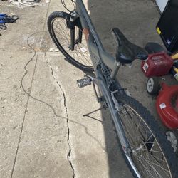 Gray bike 