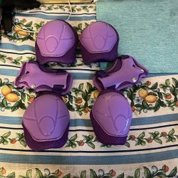 Knee pads, wrist guards, and elbow pads for protection during skating or other different games!