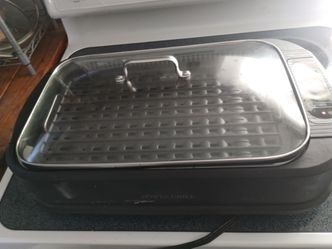 Intertek power smokeless grill for inside cooking
