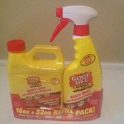 Goof off spot remover and degreaser
