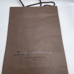 Authentic Louis Vuitton Brown Shopping Bag 