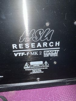 HSU Research VTF-1 MK2 Subwoofer