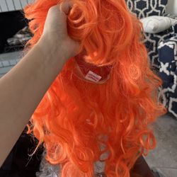 Orange wig