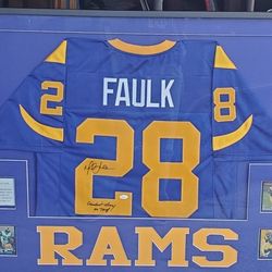 Autograph Jerseys of Marshall Faulk