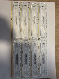 Lot of 10 Crucial Ballistix Sport LT 40GB (10x4GB) DDR4-2666 Desktop RAM Tested