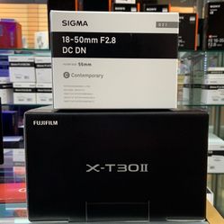 FujiFilm X-T30II with Sigma 18-50mm F2.8 (Limited Time Offer)