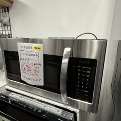 Microwave Over The Range, 30’ Frigidaire Stainless Steel New Scratch Dents 