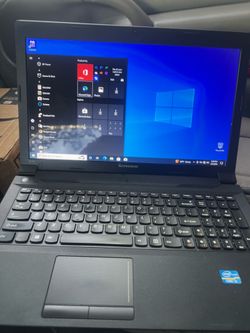 Lenovo laptop windows 10 pro /500 gigs hard drive and 4 gigs rams with camera and wifi good battery