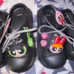 Power Puff Girls Slip On Shoes Bnew