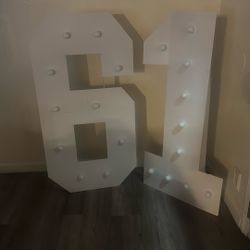 Number 1 And 6 Light 