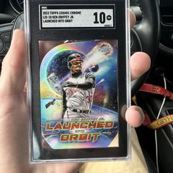 2023 Topps Cosmic Chrome Launched Into Orbit Reds Ken Griffey Jr. 