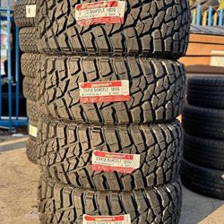 33x12.50R17LT Landspider M/T Set Of 4 New Tires 