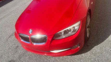 Red BMW 3 Series Coupe