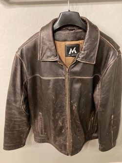 G-III Apparel Authentic Leather Jacket Men’s Large
